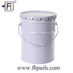 Metalne kante od 5 do 25 galona s cvjetnim poklopcem