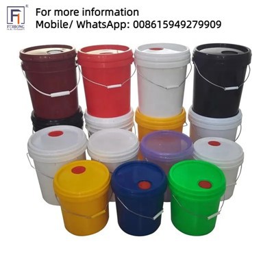 Plastična kanta od 5 galona s plastičnim poklopcem za izljev za uljno mazivo